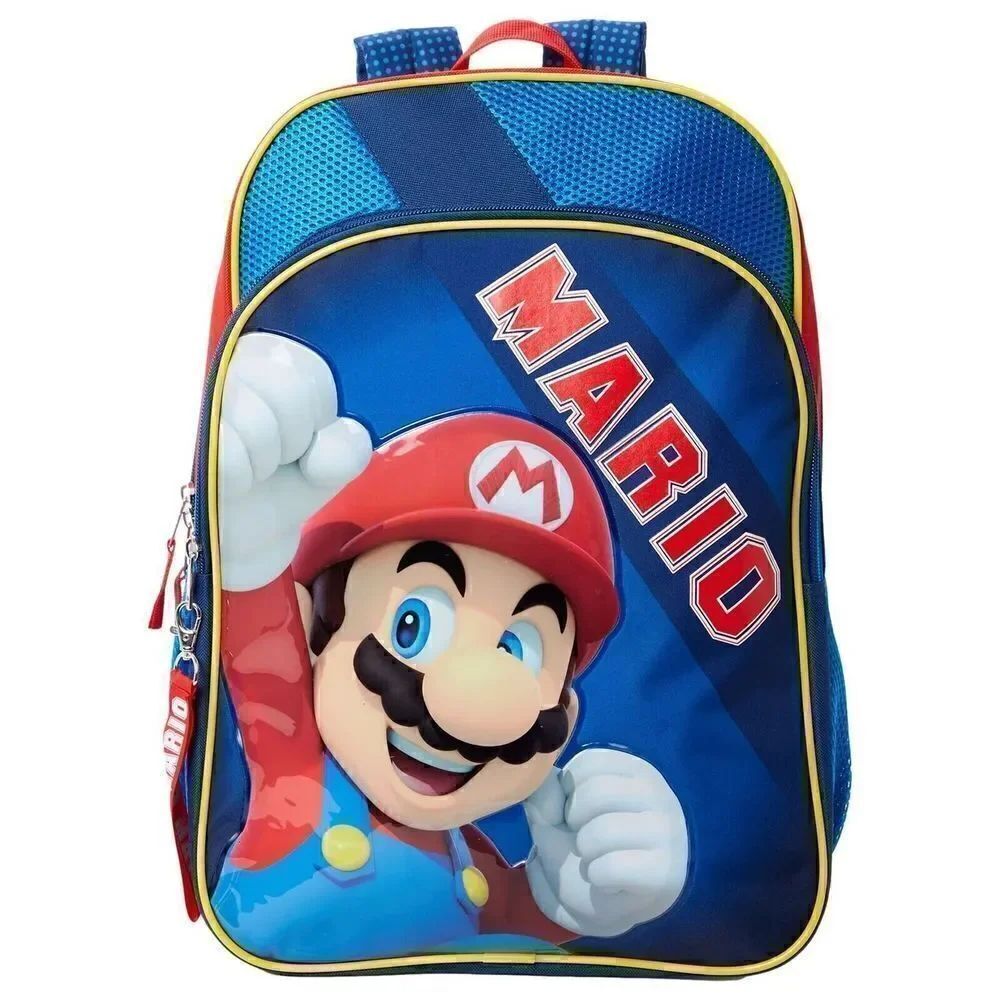COPY - COPY - Nintendo Super Mario Bros. Kids 17" Backpack, with Tech Sleeve - …
